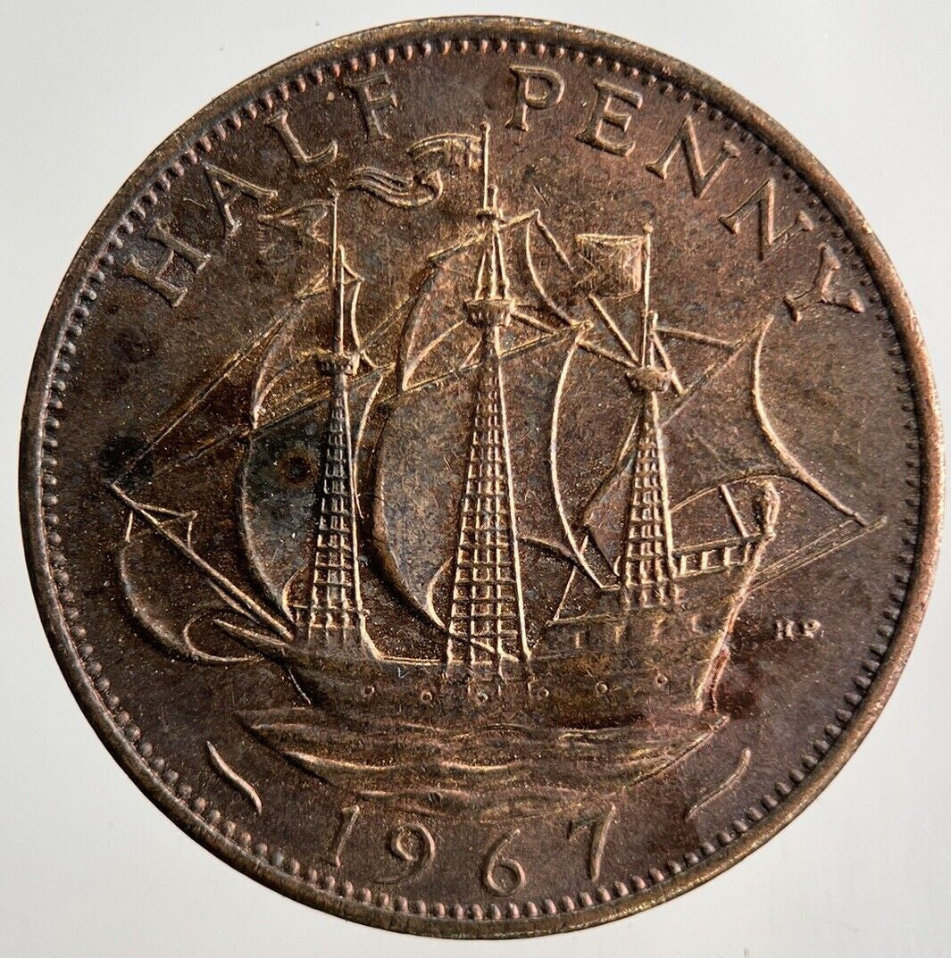 1967 Elizabeth II 2nd Half-Penny Coin | Fine Collectable Grade