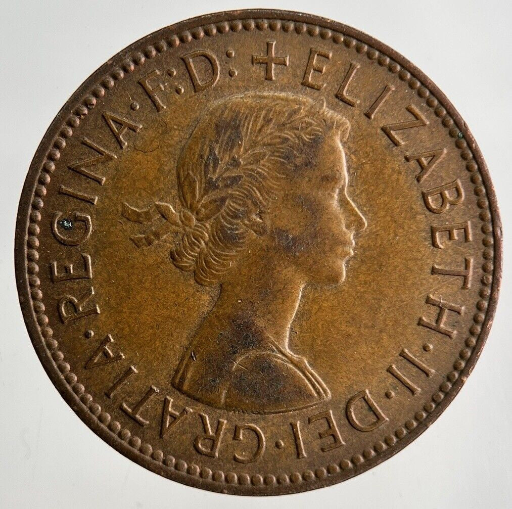 1967 Elizabeth II 2nd Half-Penny Coin | Fine Collectable Grade