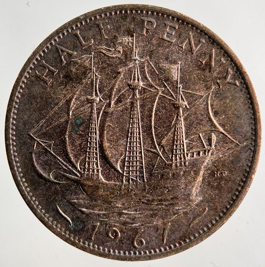 1967 Elizabeth II 2nd Half-Penny Coin | Fine Collectable Grade