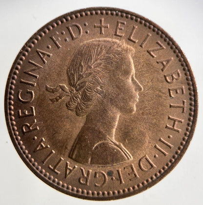 1967 Elizabeth II 2nd Half-Penny Coin | Very High Grade