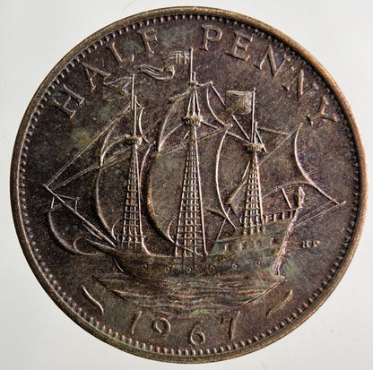 1967 Elizabeth II 2nd Half-Penny Coin | Fine Collectable Grade