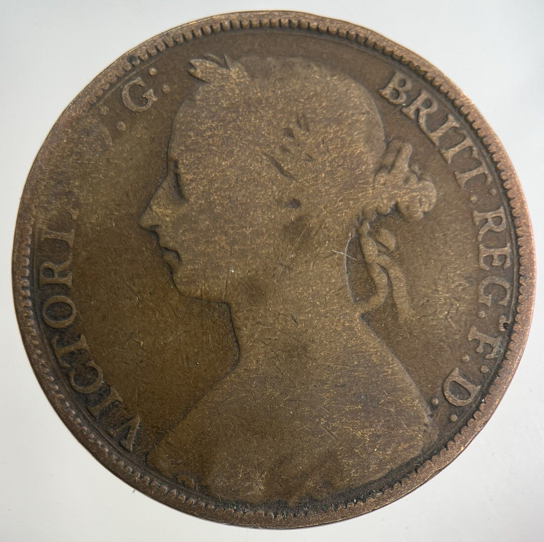 1886 Victoria One Penny Coin | Collectable Grade