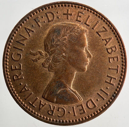 1967 Elizabeth II 2nd Half-Penny Coin | Very Fine Grade