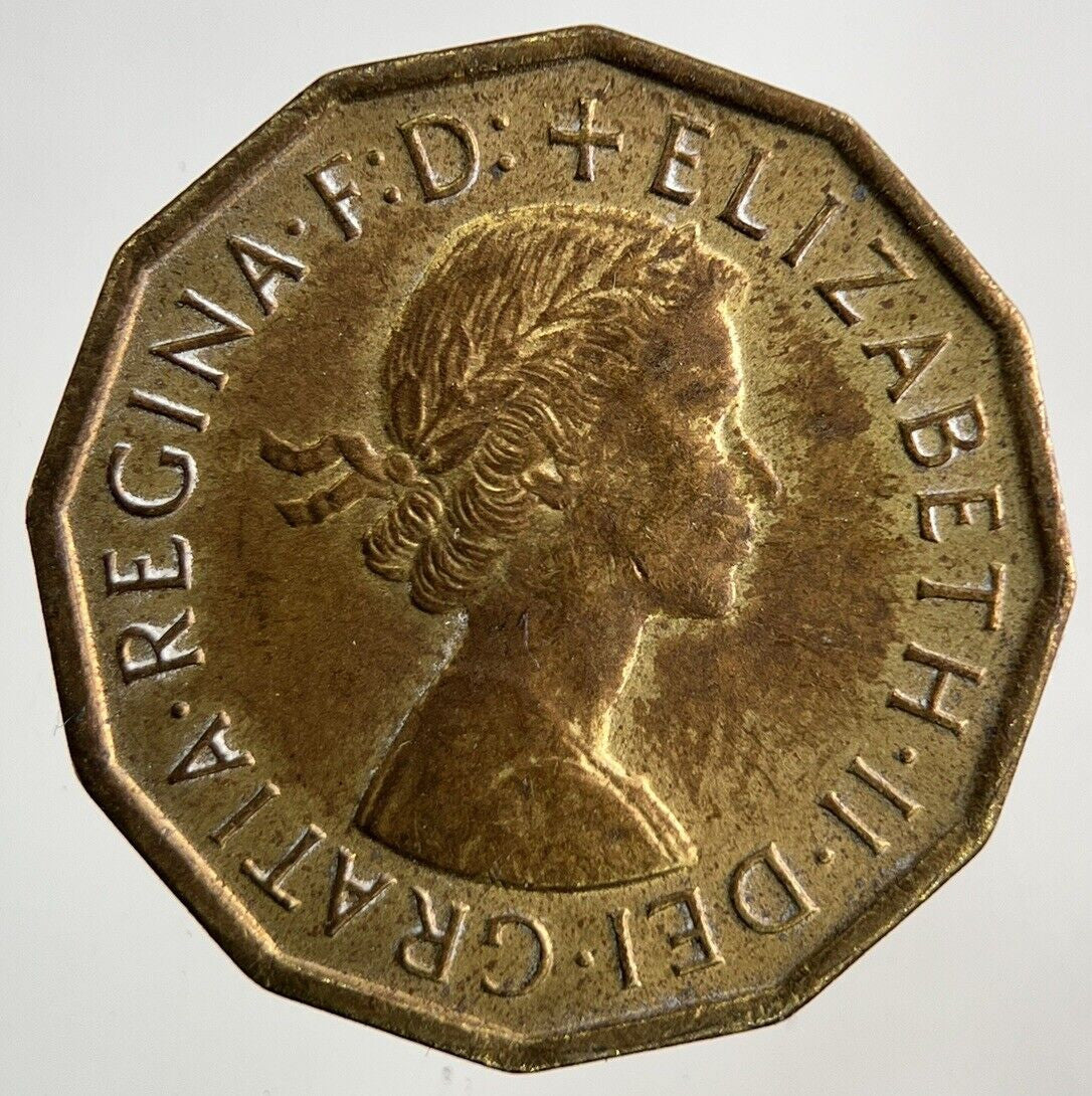 1967 Elizabeth II 2nd Brass Threepence Coin | Fine Collectable Grade