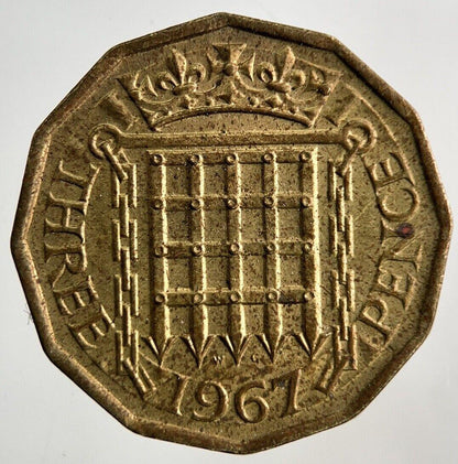 1967 Elizabeth II 2nd Brass Threepence Coin | Fine Collectable Grade
