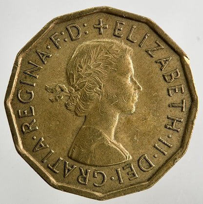 1967 Elizabeth II 2nd Brass Threepence Coin | Fine Collectable Grade