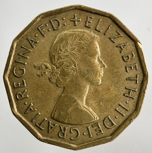 1967 Elizabeth II 2nd Brass Threepence Coin | Fine Collectable Grade