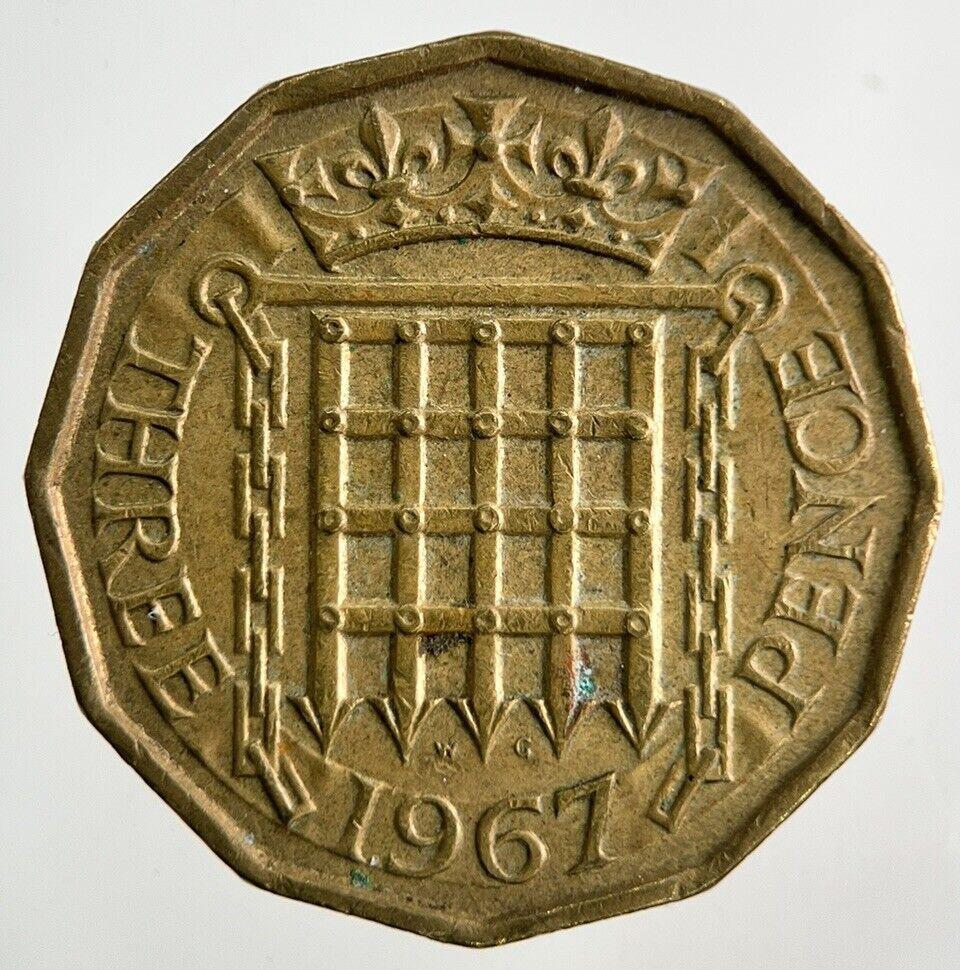 1967 Elizabeth II 2nd Brass Threepence Coin | Fine Collectable Grade
