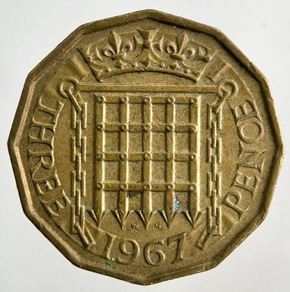 1967 Elizabeth II 2nd Brass Threepence Coin | Fine Collectable Grade