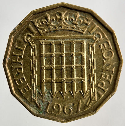 1967 Elizabeth II 2nd Brass Threepence Coin | Fine Collectable Grade