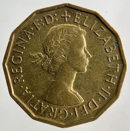 1967 Elizabeth II 2nd Brass Threepence Coin | Fine Collectable Grade