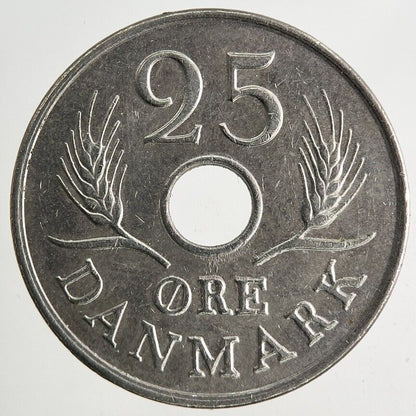 1967 Denmark 25 Ore Coin | Fine Collectable Grade