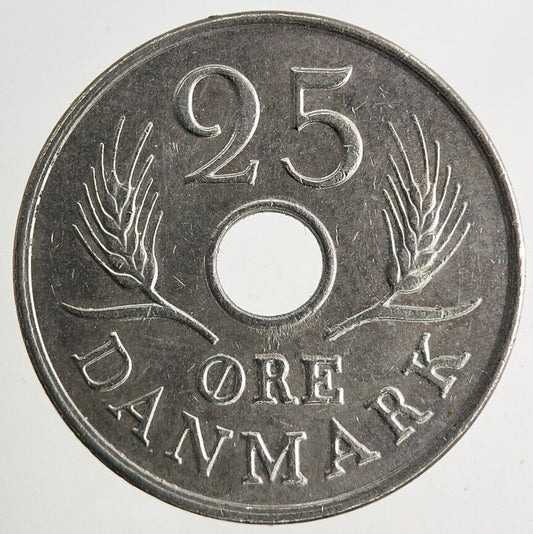1967 Denmark 25 Ore Coin | Fine Collectable Grade