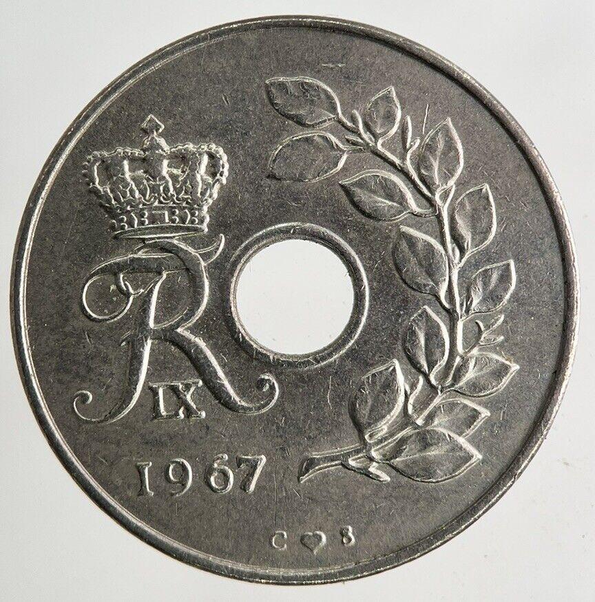 1967 Denmark 25 Ore Coin | Fine Collectable Grade