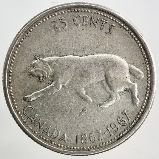 1967 Canada 25 Cents Silver Coin | Very High Grade