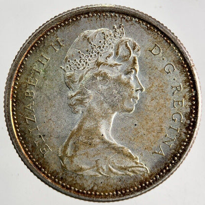 1967 Canada 25 Cents Silver Coin | Fine Collectable Grade