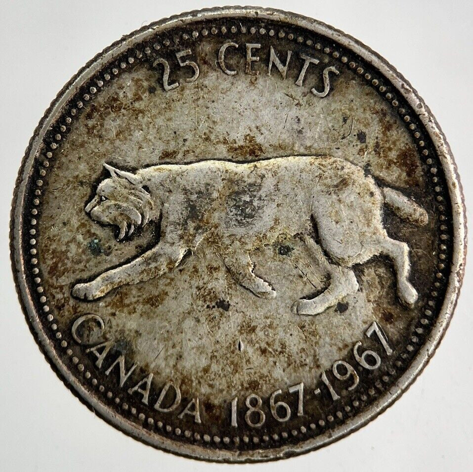 1967 Canada 25 Cents Silver Coin | Fine Collectable Grade