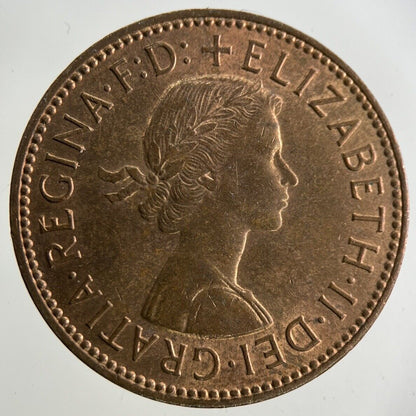 1967 Elizabeth II 2nd Half-Penny Coin | Very Fine Grade