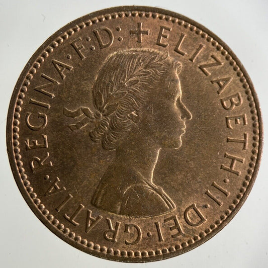 1967 Elizabeth II 2nd Half-Penny Coin | Very Fine Grade