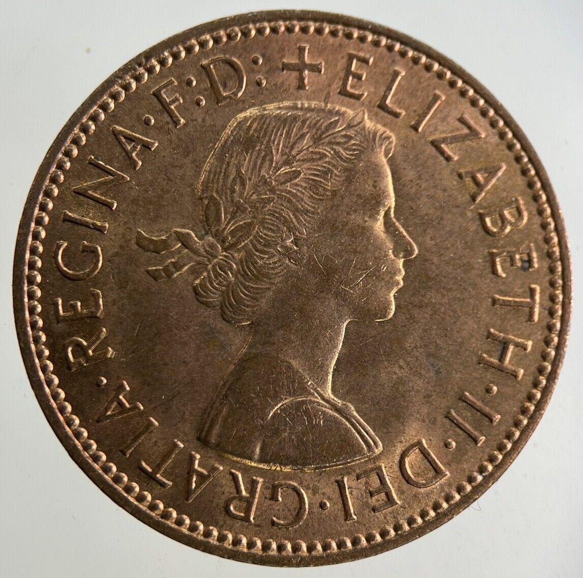 1967 Elizabeth II 2nd Half-Penny Coin | Very Fine Grade