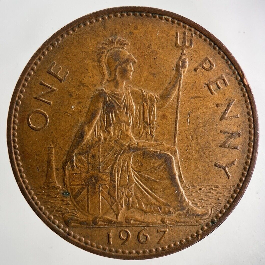 1967 Elizabeth II 2nd One Penny Coin | Fine Collectable Grade