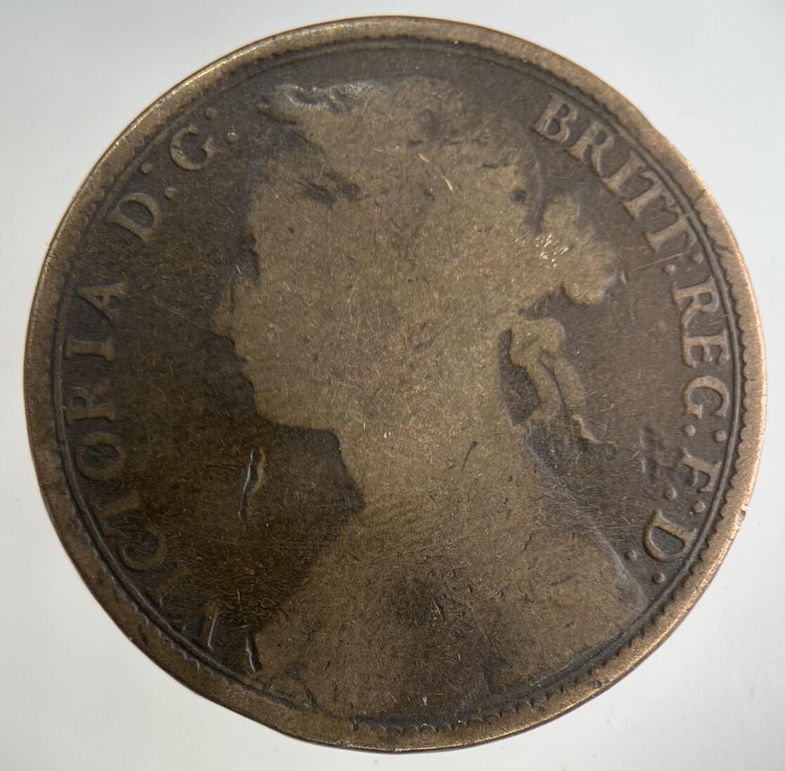 1881-H Victoria One Penny Coin | Collectable Grade