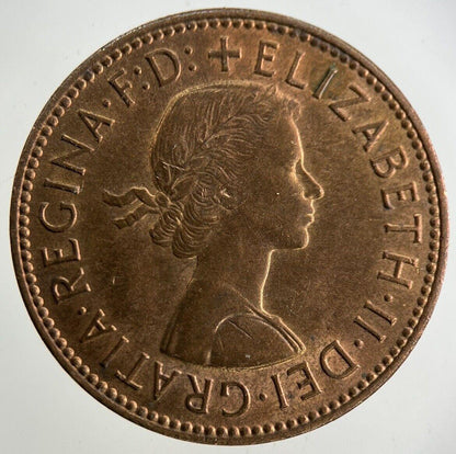 1967 Elizabeth II 2nd Half-Penny Coin | Very Fine Grade