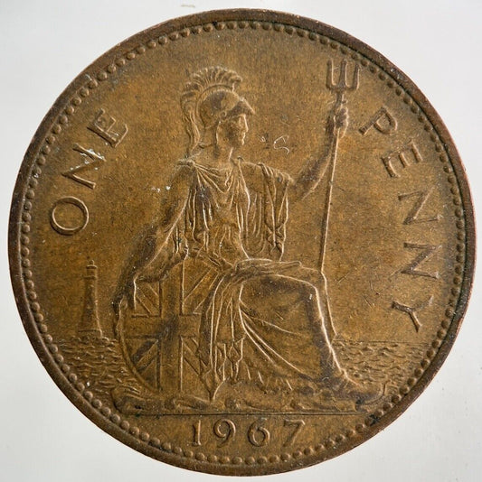 1967 Elizabeth II 2nd One Penny Coin | Fine Collectable Grade