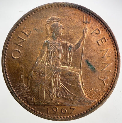 1967 Elizabeth II 2nd One Penny Coin | Fine Collectable Grade
