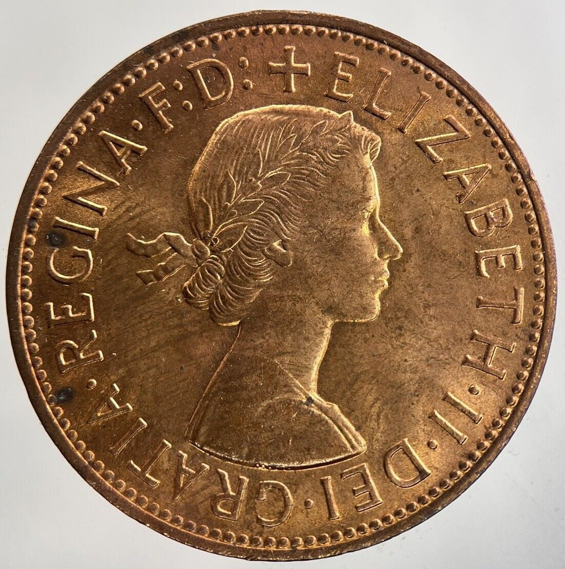1967 Elizabeth II 2nd One Penny Coin | Very Fine Grade