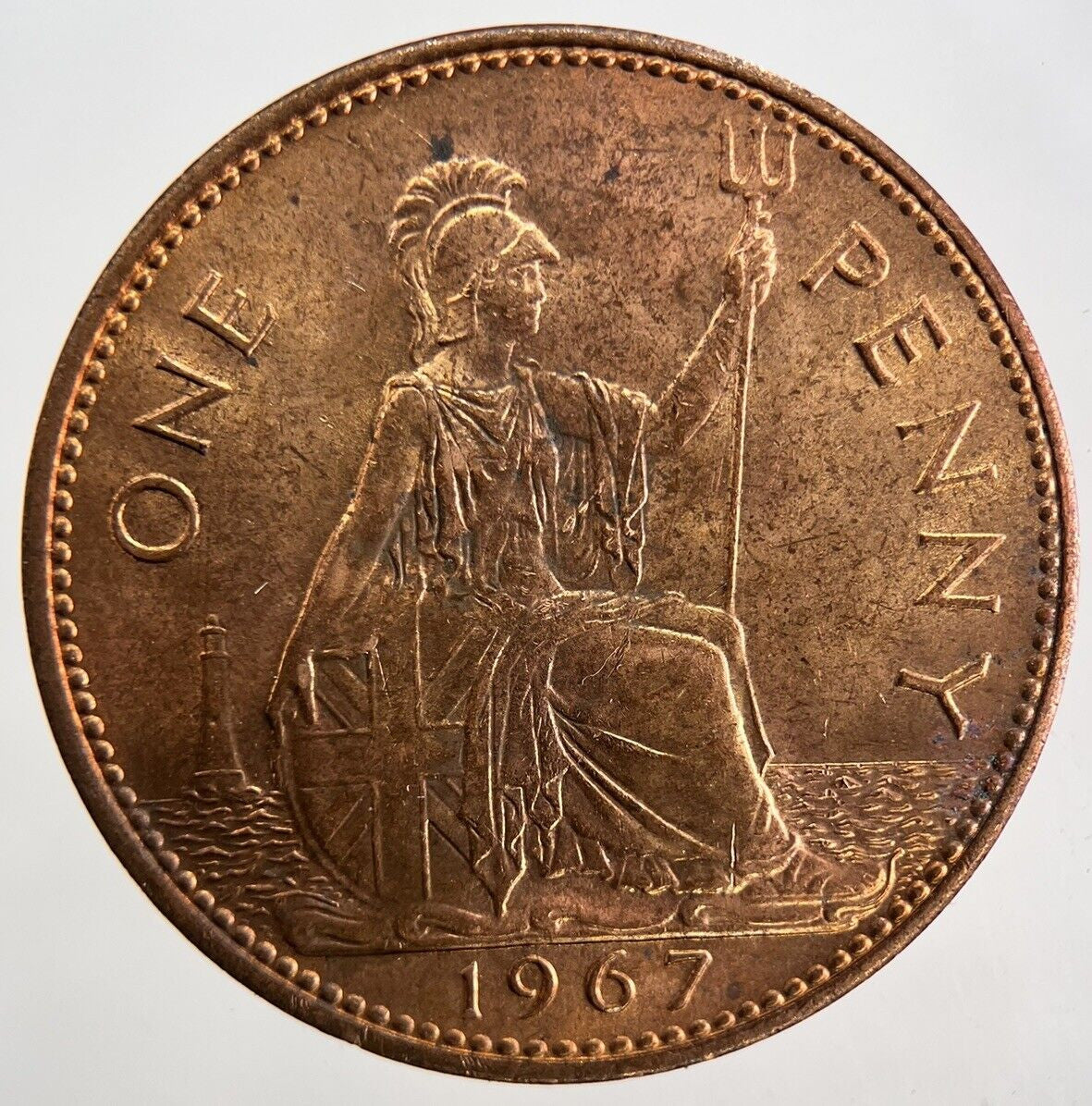 1967 Elizabeth II 2nd One Penny Coin | Very High Grade