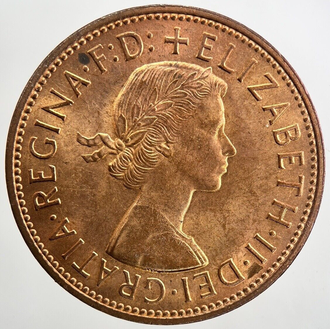 1967 Elizabeth II 2nd One Penny Coin | Very Fine Grade