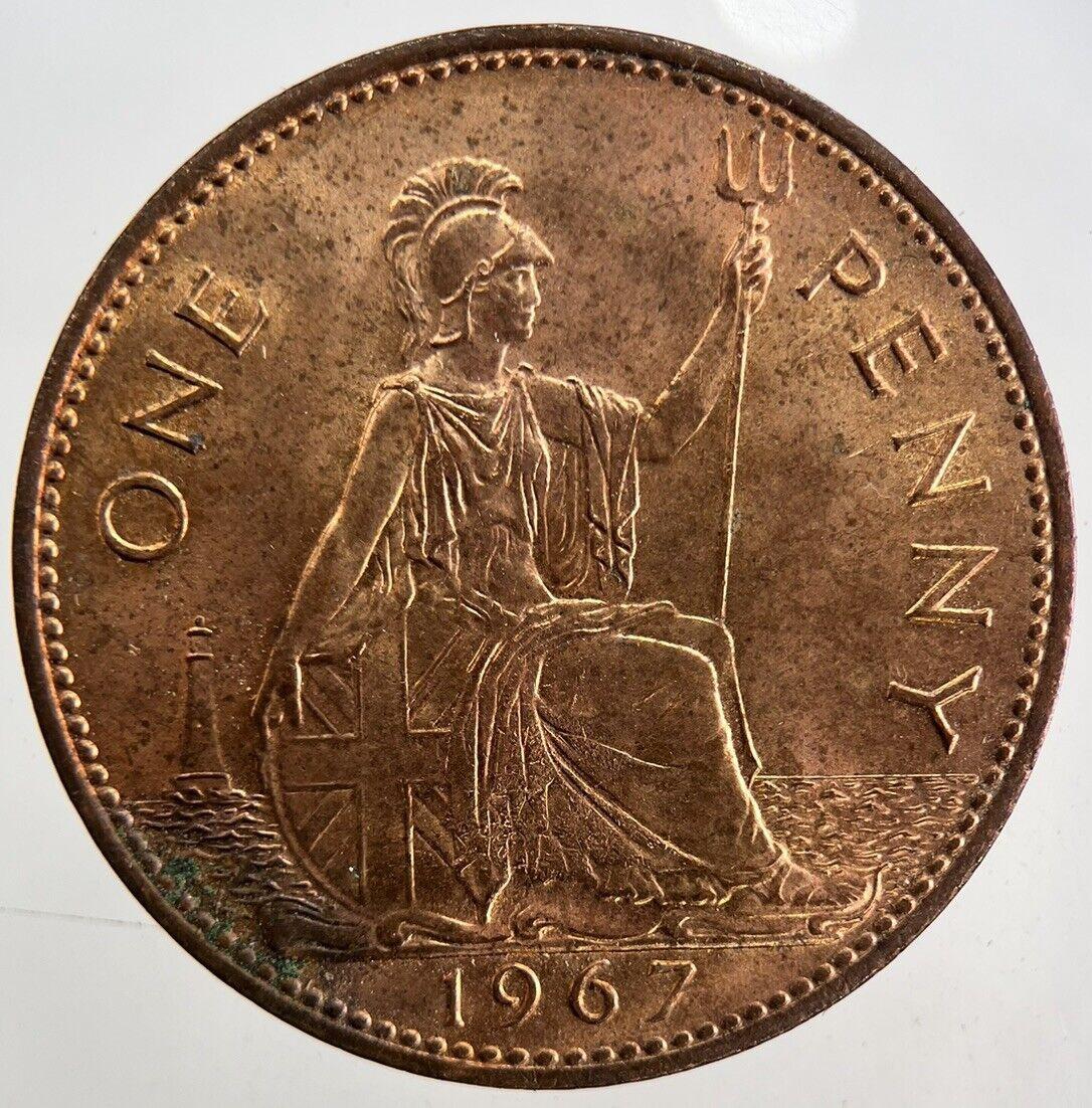1967 Elizabeth II 2nd One Penny Coin | Very High Grade