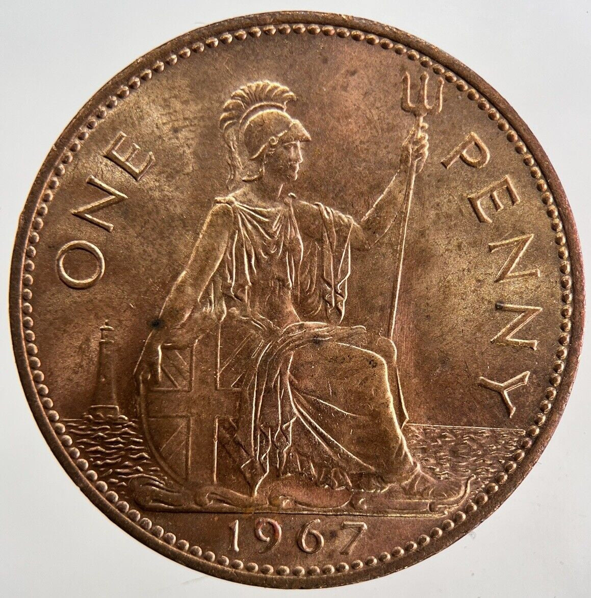1967 Elizabeth II 2nd One Penny Coin | Very High Grade