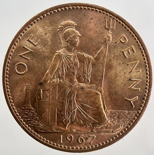 1967 Elizabeth II 2nd One Penny Coin | Very High Grade
