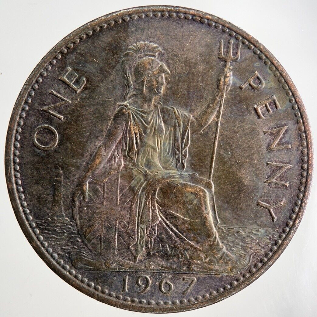 1967 Elizabeth II 2nd One Penny Coin | Fine Collectable Grade