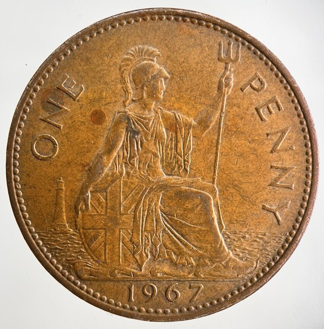 1967 Elizabeth II 2nd One Penny Coin | Fine Collectable Grade