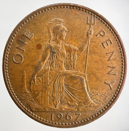 1967 Elizabeth II 2nd One Penny Coin | Fine Collectable Grade