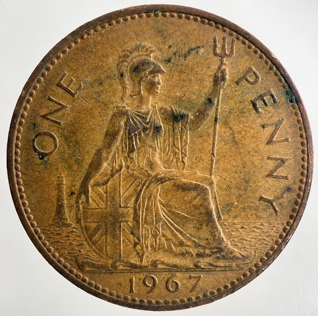1967 Elizabeth II 2nd One Penny Coin | Fine Collectable Grade