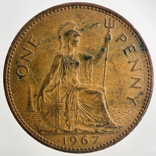 1967 Elizabeth II 2nd One Penny Coin | Fine Collectable Grade