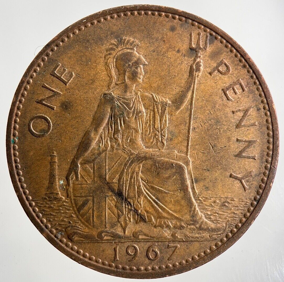 1967 Elizabeth II 2nd One Penny Coin | Fine Collectable Grade