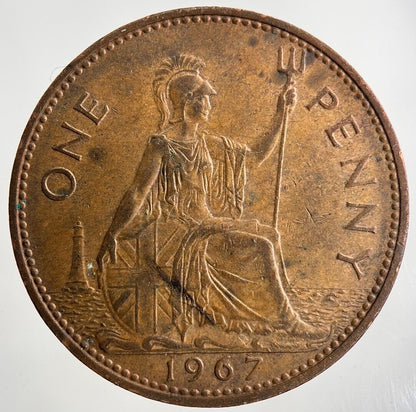 1967 Elizabeth II 2nd One Penny Coin | Fine Collectable Grade