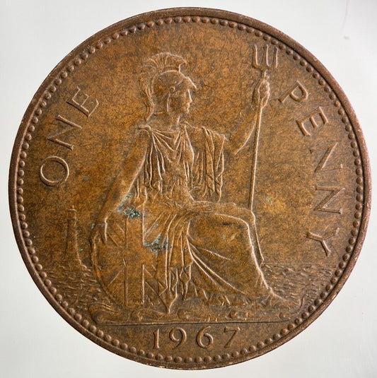 1967 Elizabeth II 2nd One Penny Coin | Fine Collectable Grade