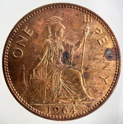 1967 Elizabeth II 2nd One Penny Coin | Very High Grade