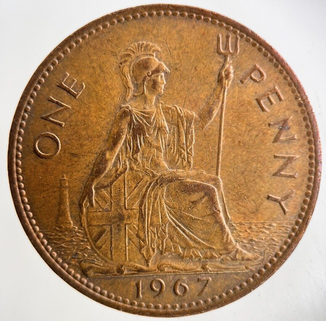 1967 Elizabeth II 2nd One Penny Coin | Very High Grade