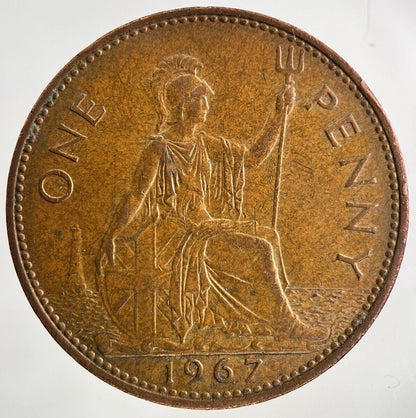 1967 Elizabeth II 2nd One Penny Coin | Fine Collectable Grade
