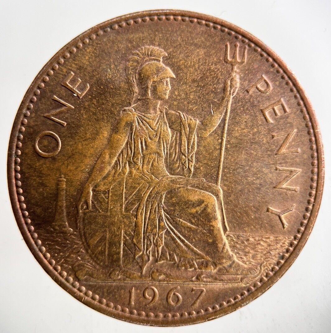 1967 Elizabeth II 2nd One Penny Coin | Very High Grade