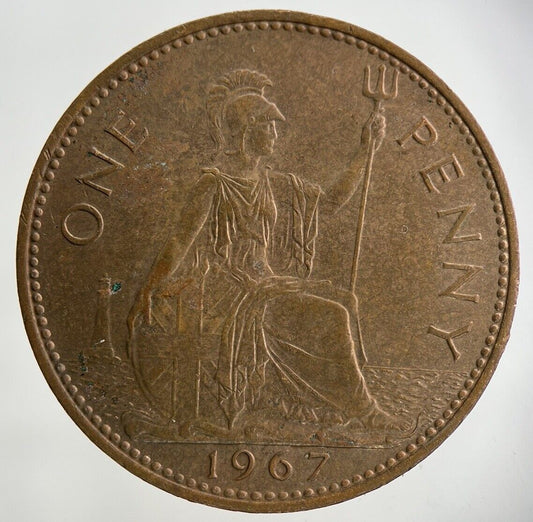 1967 Elizabeth II 2nd One Penny Coin | Fine Collectable Grade