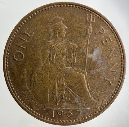1967 Elizabeth II 2nd One Penny Coin | Fine Collectable Grade