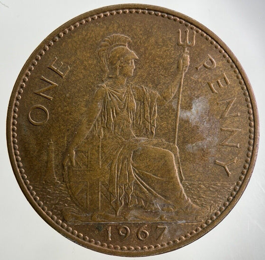 1967 Elizabeth II 2nd One Penny Coin | Fine Collectable Grade